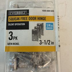 Everbuilt 3 Pack Satin Nickel 3-1/2” 1/4” Radius
