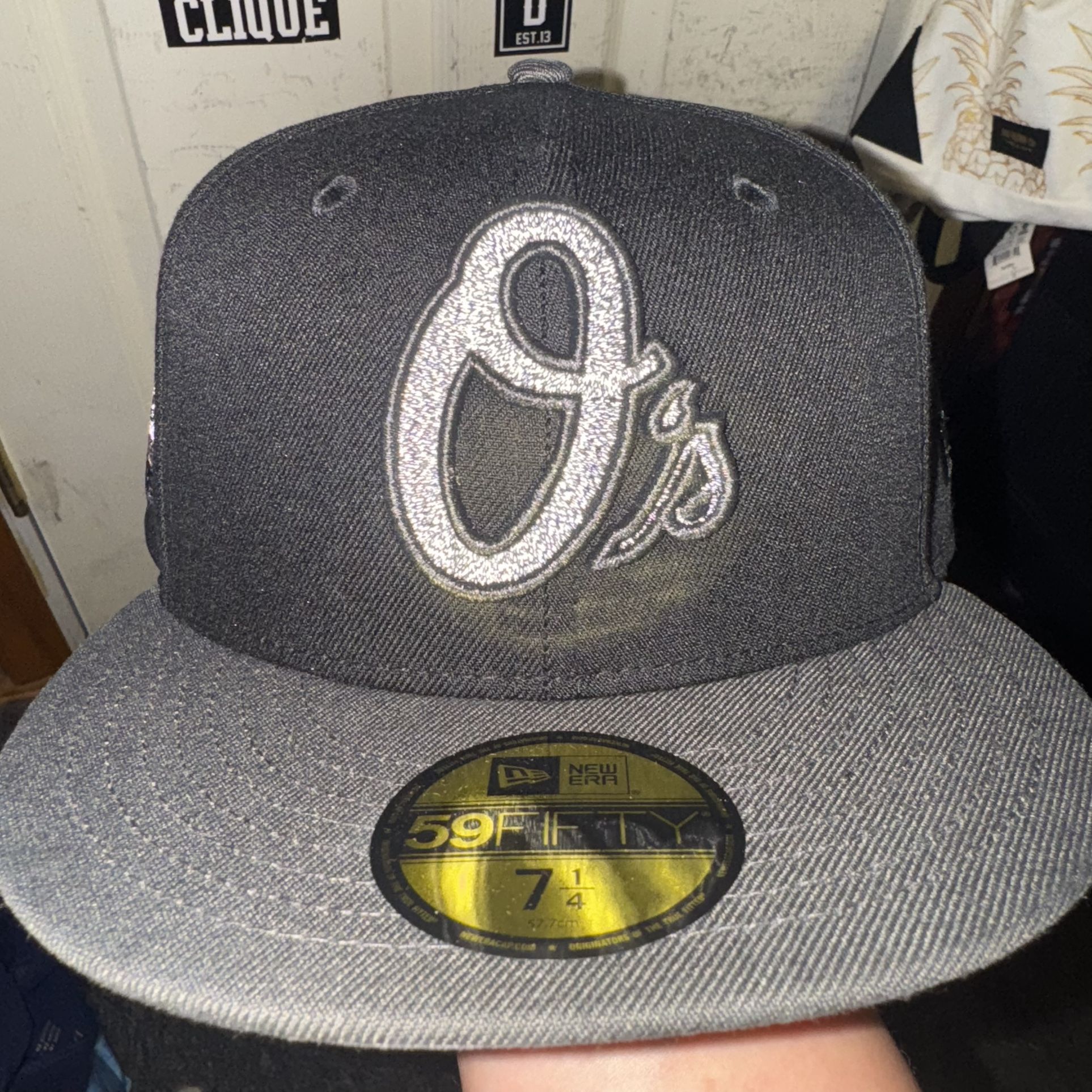 New Era 59Fifty Reflective Baltimore Orioles 20th Anniversary Stadium Patch Alternate Hat