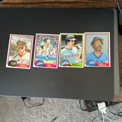 1981 Baseball Cards 