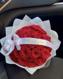 Rose Bouquet With Message