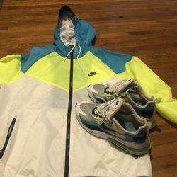 Nike Air Max 270 React W/ Jacket Size 8.5