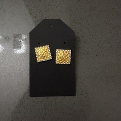 Gold Nugget Earrings
