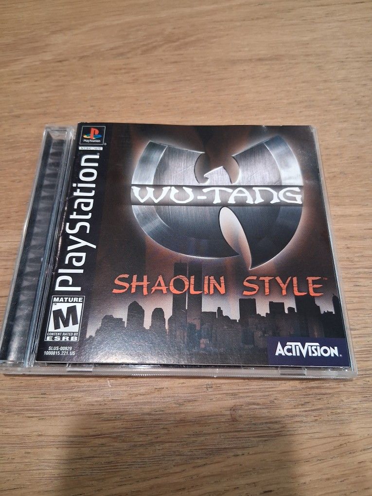 PS1 WU TANG SHAOLIN STYLE GAME