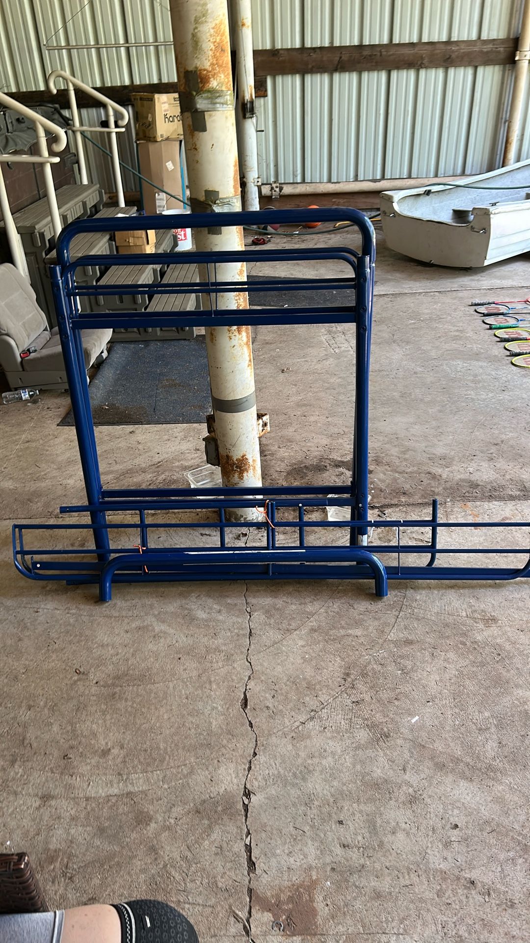 Blue Single Bunk Bed frame