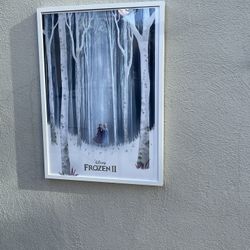 Frozen two movie poster framed