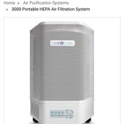 Portable HEPA Air Filtration System