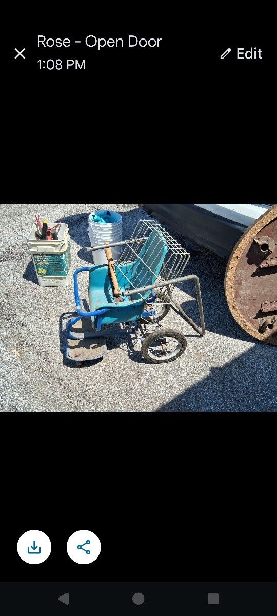 1950s Antique Stroller. Has Date Stamp