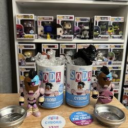 CHASE LIMITED EDITION BUNDLE GLOW Cyborg Funko Soda Teen Titans Go DC Comics LE