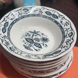 Royal China Cavalier Ironstone Replacements Blue Flower Pattern 