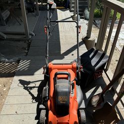 Black and Decker Corded Lawn Mower