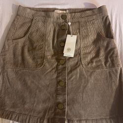 Tory Burch Courdory Brown Skirt 