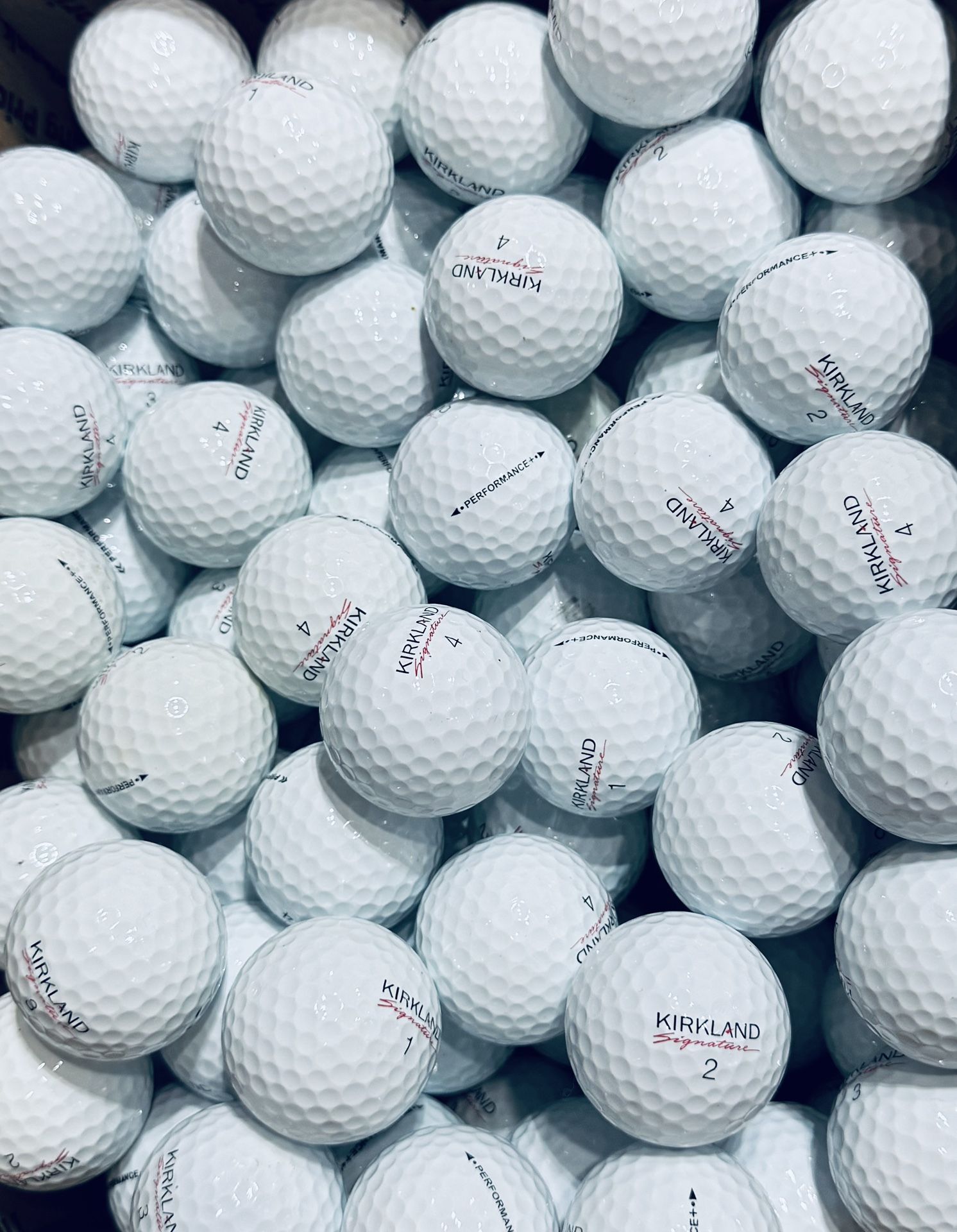 100 Kirkland Performance Plus Golf Balls AAAAA