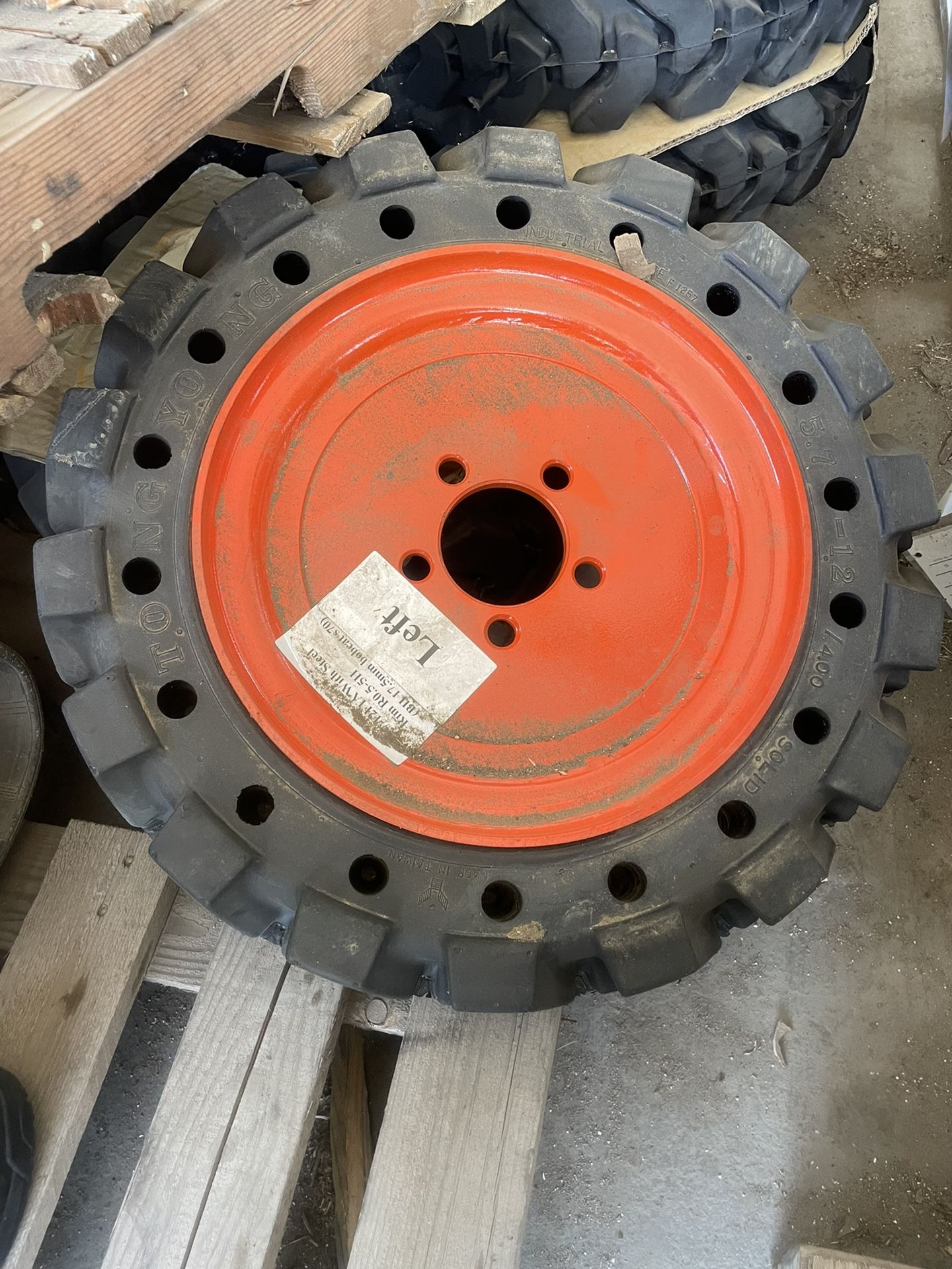 5.7 -12 Solid Bobcat Tires