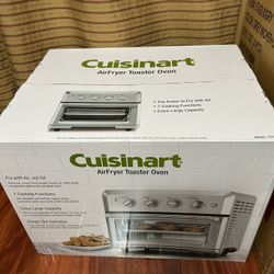 Cuisinart Air Fryer Toaster Oven Stainless Steel : 1800W, Convection Bake, Broiler, Cool Touch, 3-Year Warranty
