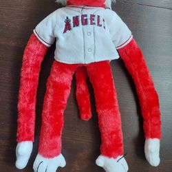 Los Angeles Angels Mascot Forever Collectibles MLB Plush Stuffed Monkey 19"