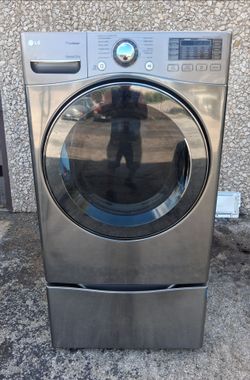 LG TrueSteam Sensor Dry Front-Load Dryer