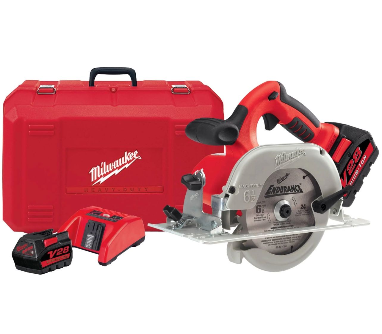 REDUCED… New KIT-Milwaukee M28 Lithium Ion 6-1/2-Inch Cordless Circular Saw