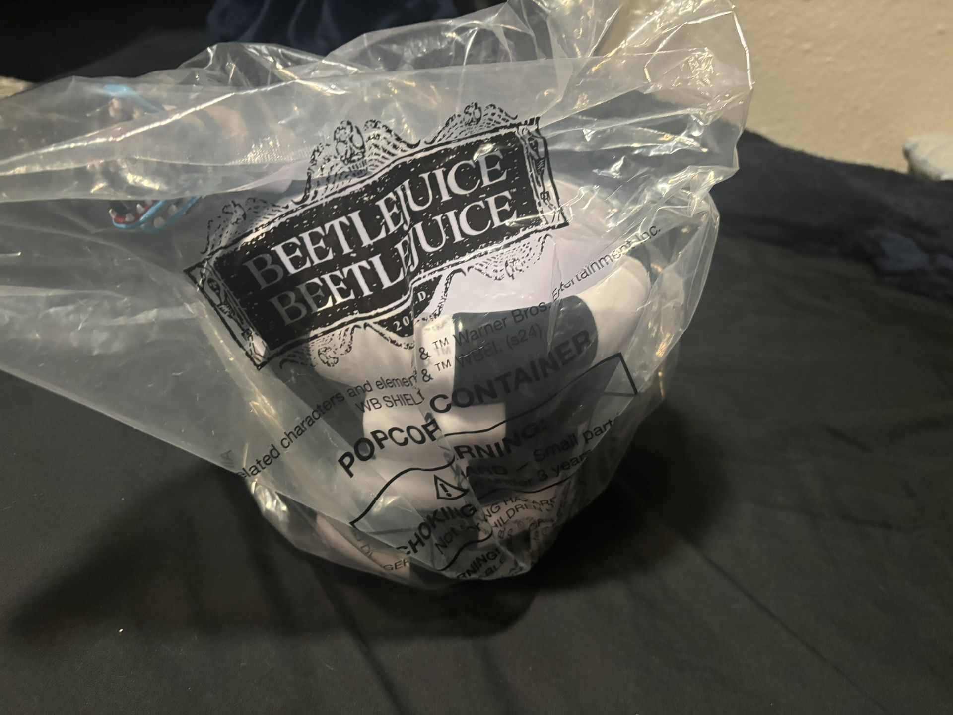 Beetlejuice Popcorn Snake Bucket