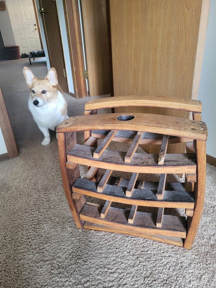 Wine Barrel Wine Rack