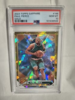 2023 Topps Sapphire Paul Pierce Gold #37/50 PSA 10