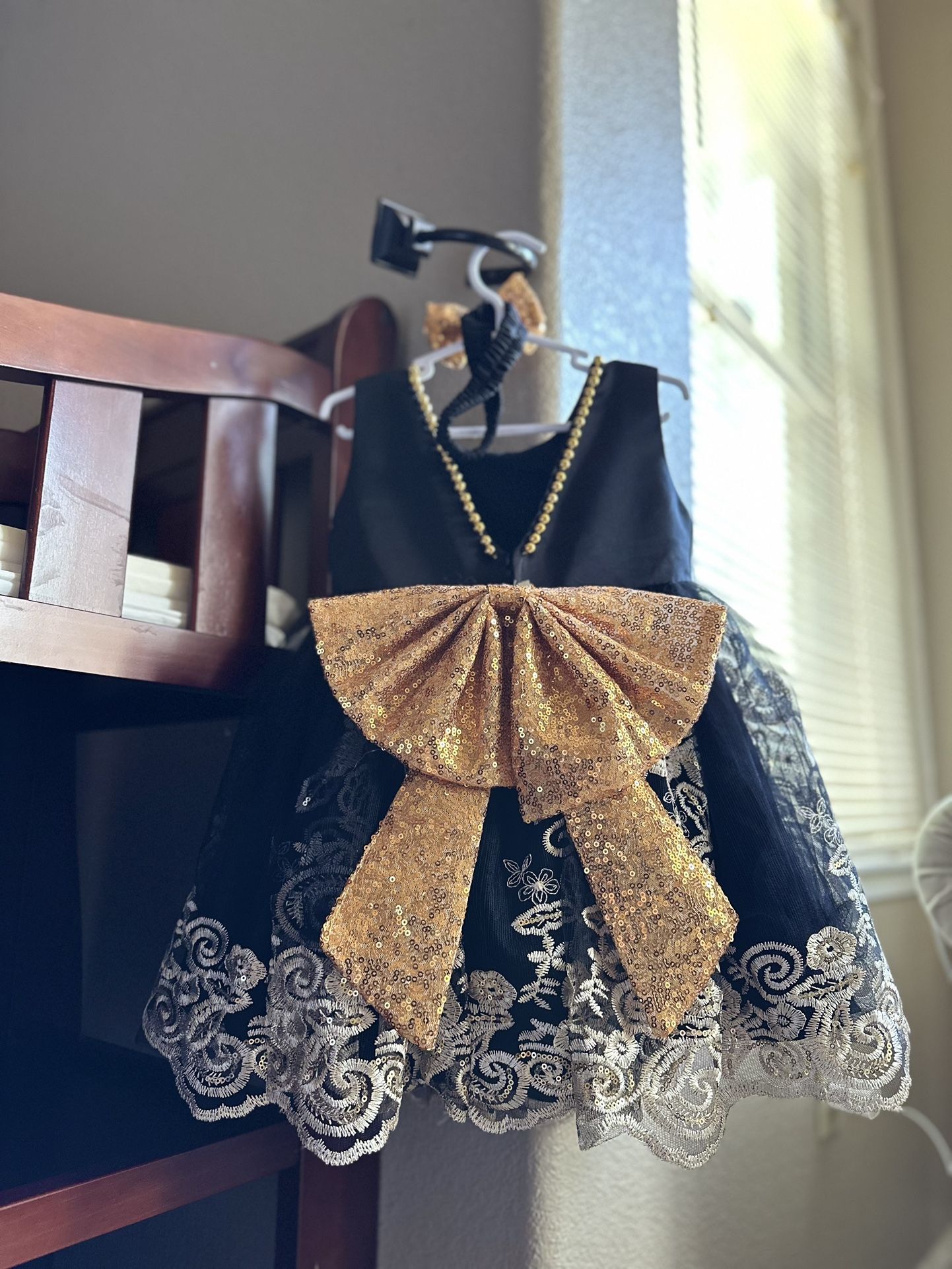 Baby Girl Dresses Lace Pageant Party Wedding Flower Girl Dress 12 Months