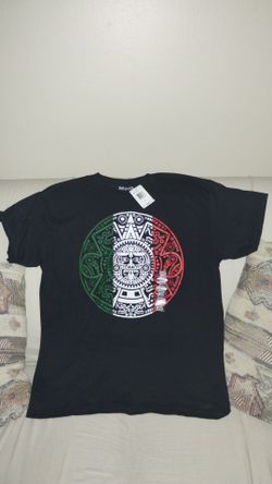 Aztec Black shirt, size L