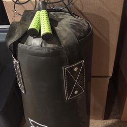 Venum punching bag,jump rope,hand wraps