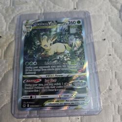 Lefeon VStar Pokemon Card (Crown Zenith Set)