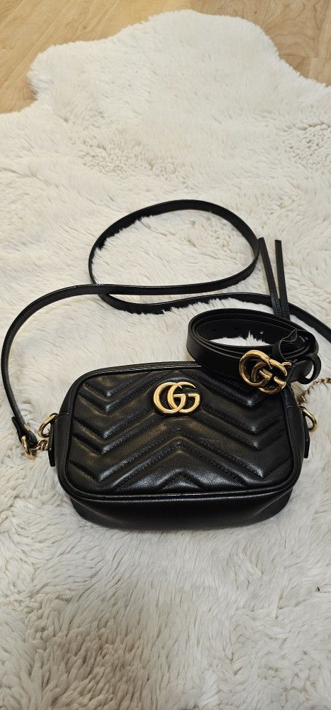 Authentic GG Marmont BAG And BELT
