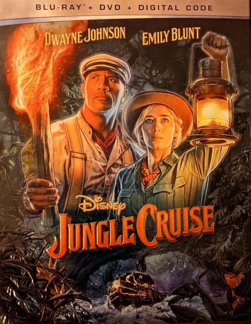 Jungle Cruise Blu Ray With Lithograph