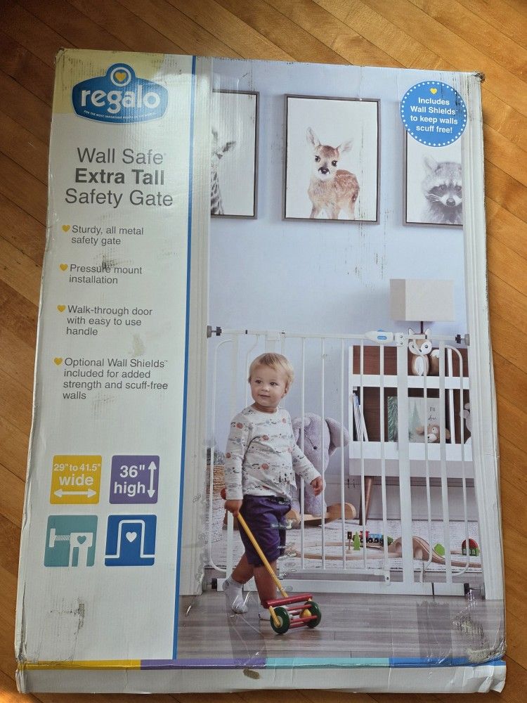 Wall Safe Extra tall Safety Baby Gate
