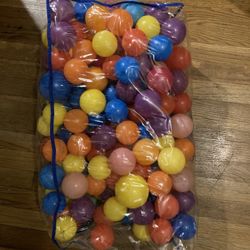 Bag Of Plastic Ball Pit Balls