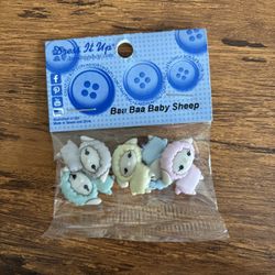 Disney And Sheep Buttons