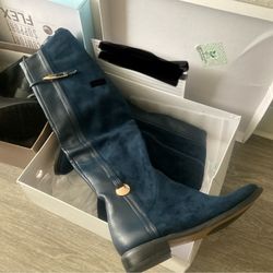 Boots Blue Suede  $50 Women’s 7.5