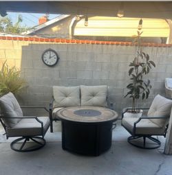Fire Pit Patio Set/Outdoor Furniture/conversation Set/Cash Only