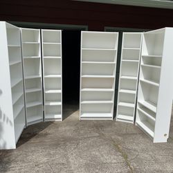 Adjustable Bookshelves White