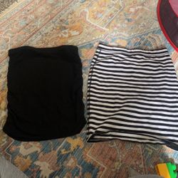 Ruched Pencil Skirts 