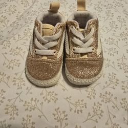 Infant  Rose Glitter Vans
