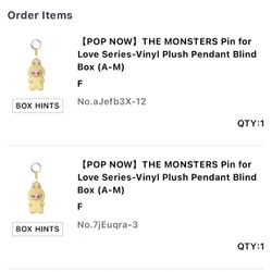 Labubu - Pin For Love F *Authentic*