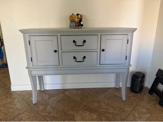 Buffet table