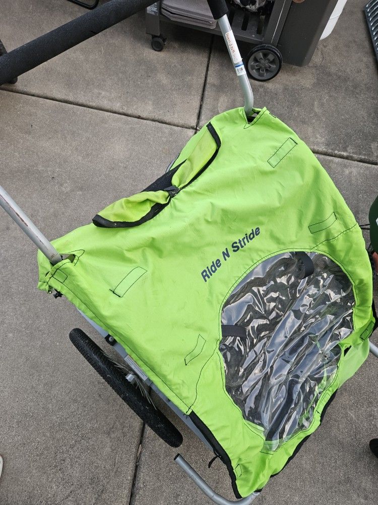 Bike trailer i used it for dog stroller carrier