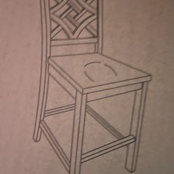 Dinning Chairs Counter Height Set Of 4