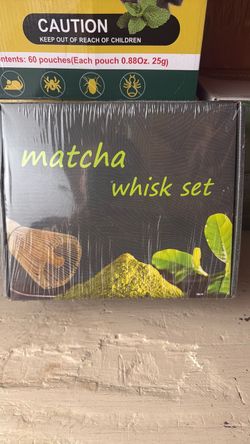 Matcha whisk set