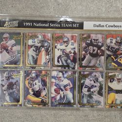 1991 Dallas Cowboys Action Packed Set