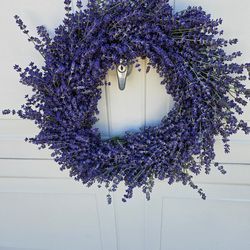Lavender Wreath  Fragrant Wreath  Dried Wreath 