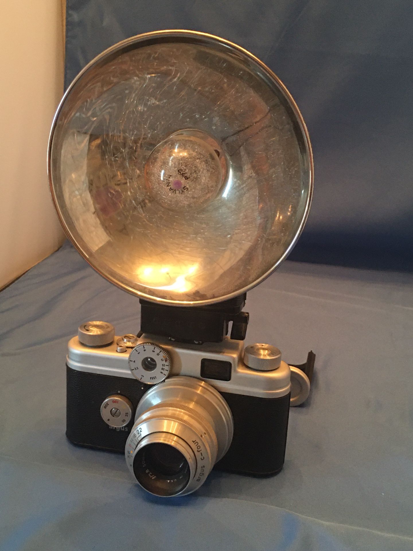 Vintage Argus C-four with Flash