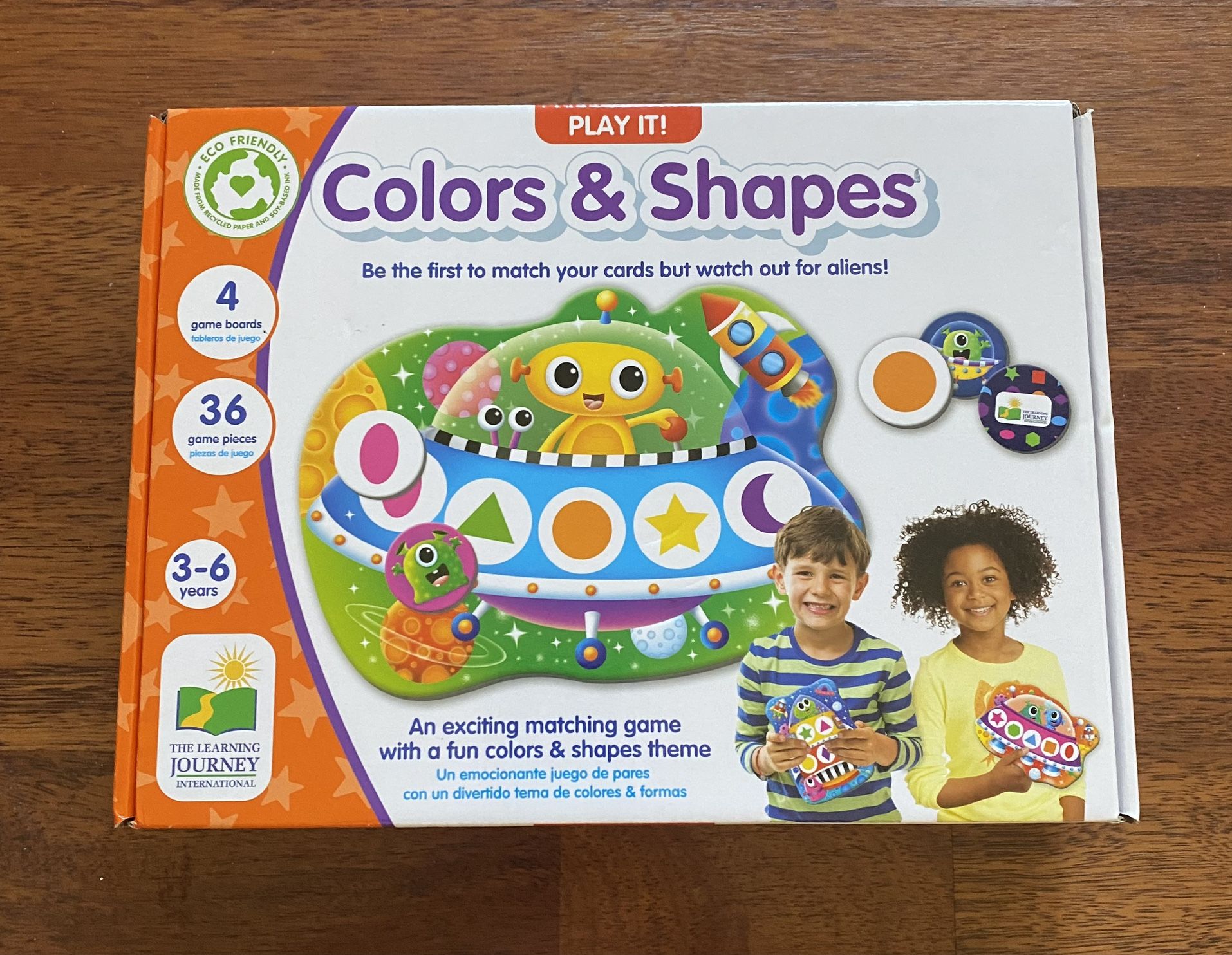 New The Learning Journey: Play It! Colors & Shapes – Preschool Games & Gifts for Boys & Girls Ages 3 Years and Up, Multicolor