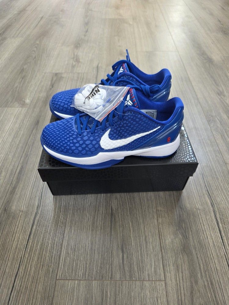 Nike Zoom Kobe 6 Dodgers GS Size 6.5Y Womens 8