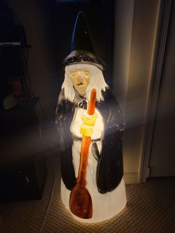 Vintage Empire Light Up Wicked Witch Blow Mold