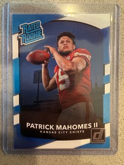 2017 Panini Donruss Patrick Mahomes II RC Rated #327 Chiefs Rookie